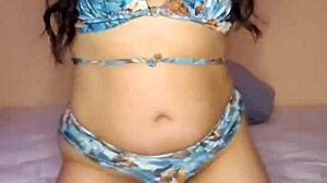 Hot girl teases to naked climax