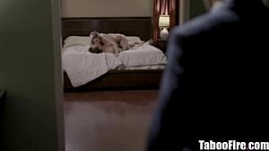 Blonde milf housewife sneaks sex behind husband's back