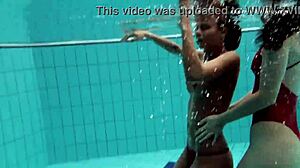 Markova and Zlata Engage in Hottest Lesbian Action Underwater
