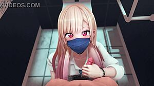 kitagawa visits the toilet in anime