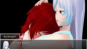 Big Bunny Girl in Vorealia Submits to Willing Digestion Scene