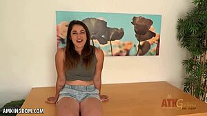 mallory monroe fingers her juicy pussy in solo masturbation.