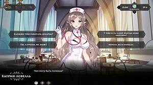 redhead milf slut rides cock in broken bed gameplay 😈