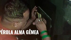 i took my friend to the blowjob booth for some gay oral fun.