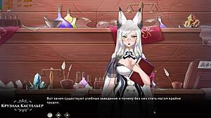 redhead milf slut rides cock in broken bed gameplay 😈