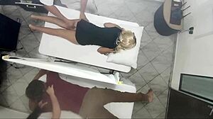 Doctor, why are you touching my wife like this in massage?