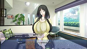 In Akumeru Family, Iroha's photoshoot turns into big tits masturbation