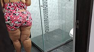 Masturbating To My Beautiful Stepmother's Big Ass In Spanish