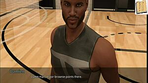 john stands up for sexy coach in hentai 3d erotic scene