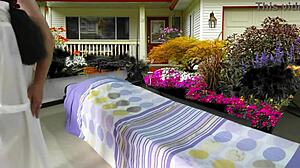 taking care of my baby with agarabas and olpr in outdoor voyeur scene