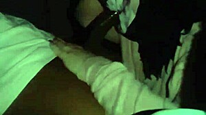 The cosplay masked snowbunny slurps and gags on that massive BBC deepthroat.