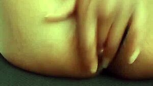 I'm fingering my wet pussy quietly at the office, feeling so horny! 😏