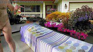 taking care of my baby with agarabas and olpr in outdoor voyeur scene