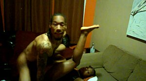 hot sex in living room with sucking and fucking cock