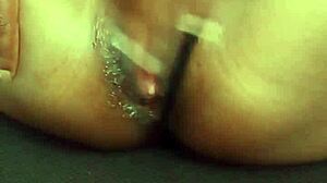 I'm fingering my wet pussy quietly at the office, feeling so horny! 😏