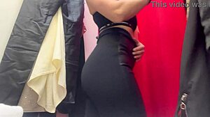SEXY Tight Pants Try-On Caught on HIDDEN CAM in Public!