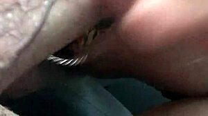 Passionate street walker in florida eagerly swallows