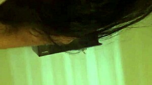 Latina sucking monster cock in couple scene 😍