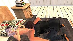 Theresa's first anal turns intense