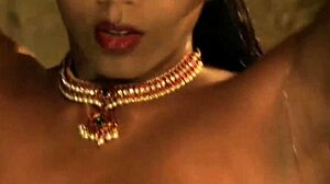 dancing gracefully, teasing my man with erotic indian moves to feel so special