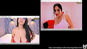 Big Tits Nathasha Harper Battles Victoria Kent in Intense Masturbation!