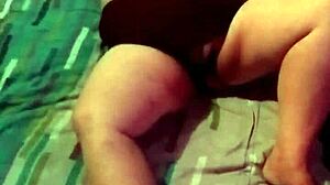 Step son helps mom masturbate in toilet?