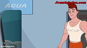 Gay Porn Cartoon Of Endowed Hetero