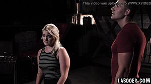 Stepson Codey Steele Practices BDSM on Stepmom Lisey Sweet