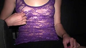 Blonde Teen Alexis Crystal in Wild Public Gangbang Car Orgy!