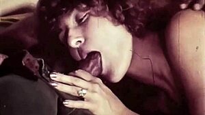 Vintage interracial taboo unfolds in retro style