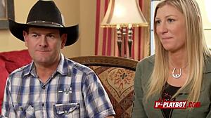 Joe and Kristen start foreplay in pool with swinging couples for hot action