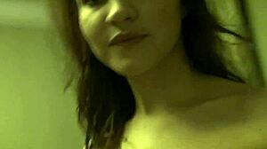 little beauty, watch me strip and tease my pussy on the sofa