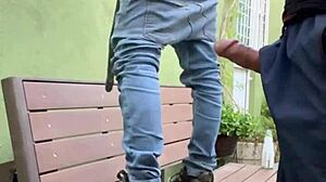 Mexican Heat Unleashed In The Garden At Night. Raw Passion Took Over Completely.