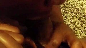 My fat bbw bitch is sucking my cock nasty in this video