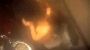 Hot Boyfriend Chases Teen 18+ with Hard Cock in Bathroom for Cumshot!