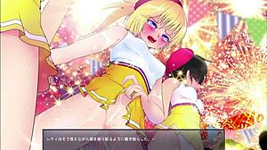 In the game, girl says 'expose me more'