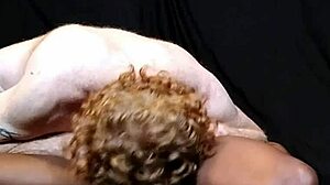 Redhead slut enjoys deep cunilingus in amateur ebony session.