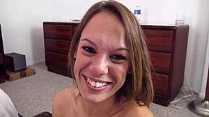 She Asks, Want To See Haley Sweet Suck This Big Cock?