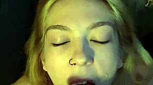 Cumshot From My Boyfriend, Petite Blonde Slut Amateur