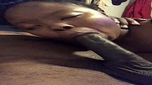 Crazy homeless amateur sucking cock like mad