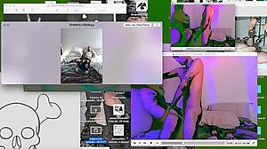 amateur gay twink follando en el escritorio bareback on webcam