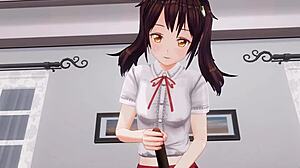 Japanese Anime Sister Handjob