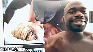 holly hotwife n thrillmonger showin ball placement... creampie mess!