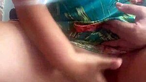 I'm fingering my shaved pussy in public.