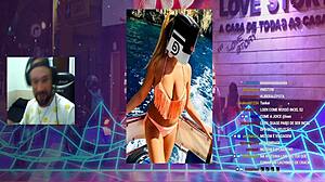 Brazilian Web Chat Softcore Solo Session