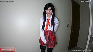 蓝眼睛日本大学生处女让娇小的18+棕发女孩性爱首秀