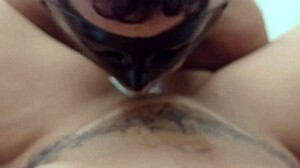 meu marido corno limpando minha buceta cheia de porra, amateurs bdsm tanned sex swallow humiliation husband creampie brazilian tan lines.