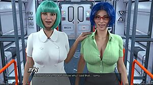 Hot Indian Milf Stranded in Space with Huge Boobs and Curvy Body.