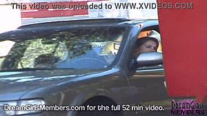 Two Bffs Flash Tits At Fast Food Employees Publicly