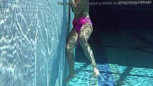 Jessica Lincoln Seduces Underwater in Bikini